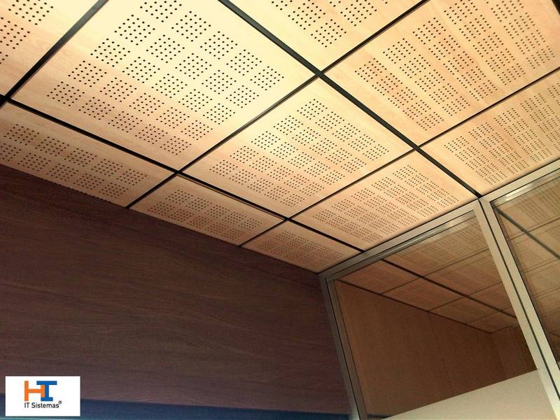 Falsos techos prefinsa Como bajar un techo con madera
